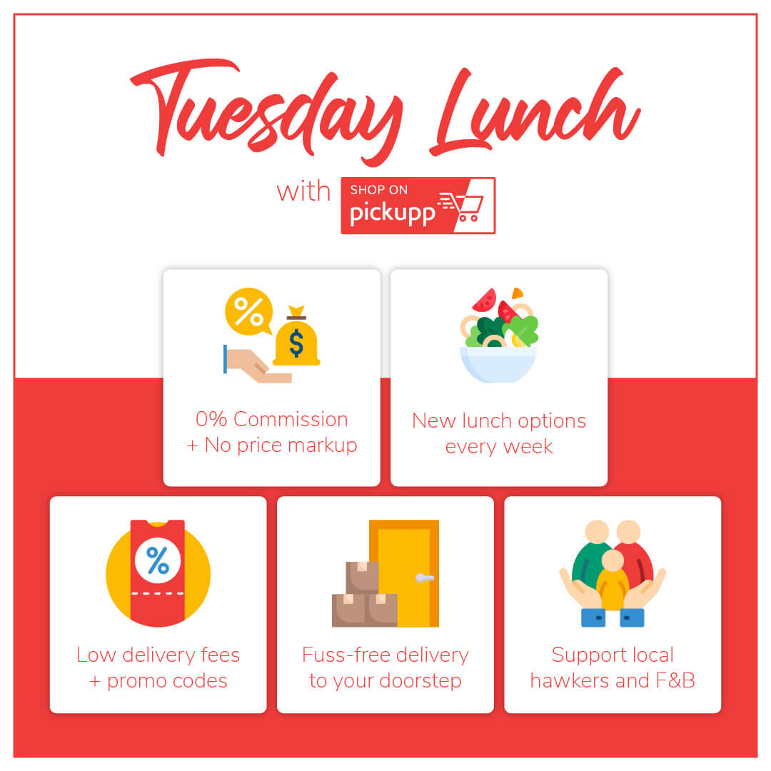 Shop On Pickupp Lunch Groupbuy Benefits
